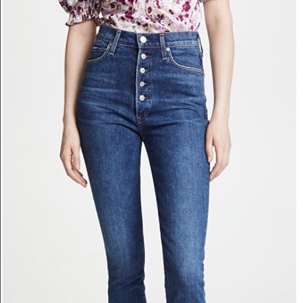Citizens of Humanity Olivia Exposed Fly Jeans